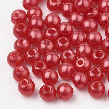 ABS Plastic Beads OACR-Q004-6mm-01-1