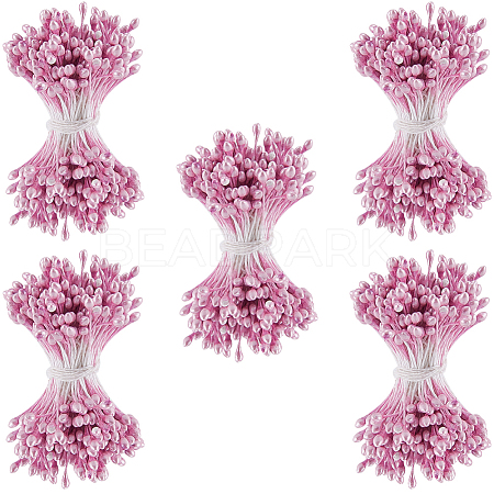 Cotton with Gypsum Artificial Flower Core for Hairpin Accessories DIY-WH20001-21C-1