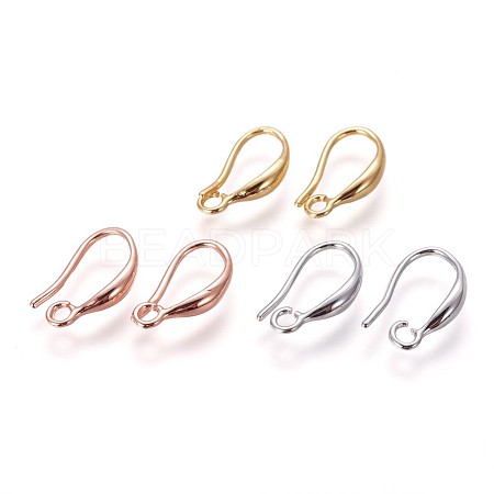 Brass Earring Hooks KK-L177-29-1