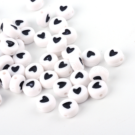 Opaque Acrylic Beads SACR-Q126-07D-1