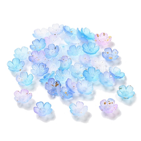 Acrylic Bead Caps OACR-Z028-03E-1