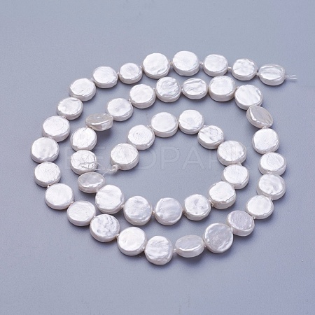 Shell Pearl Beads Strands BSHE-P030-01A-1