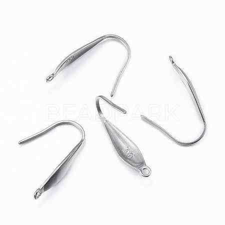 316 Surgical Stainless Steel Earring Hooks STAS-G170-30P-1