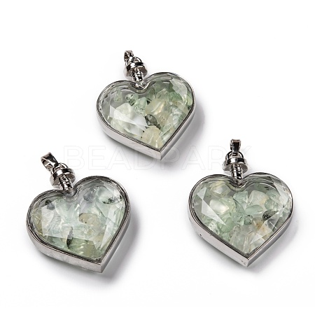 Glass Bottle Pendants G-Z010-02D-1