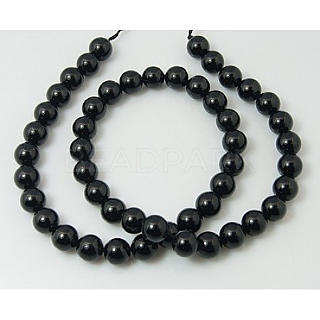Natural Tourmaline Bead Strands LS-G-H1603-4mm-1