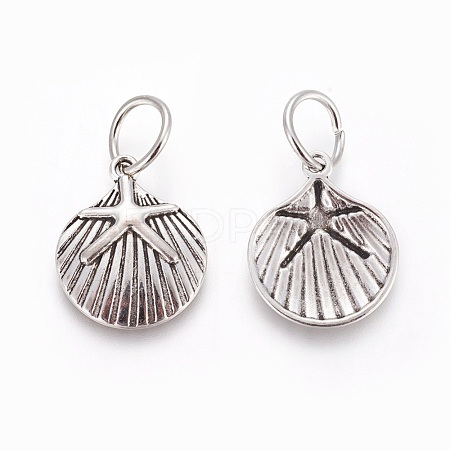 Tibetan Style Alloy Pendants PALLOY-F224-02AS-05-1