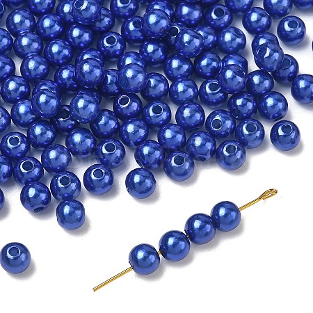 Imitation Pearl Acrylic Beads PL609-21-1