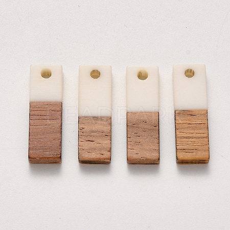 Resin & Walnut Wood Pendants RESI-S358-B-79N-1