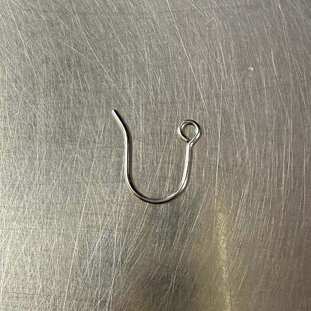 316 Surgical Stainless Steel Hoop Earring Findings STAS-H240-59P-1