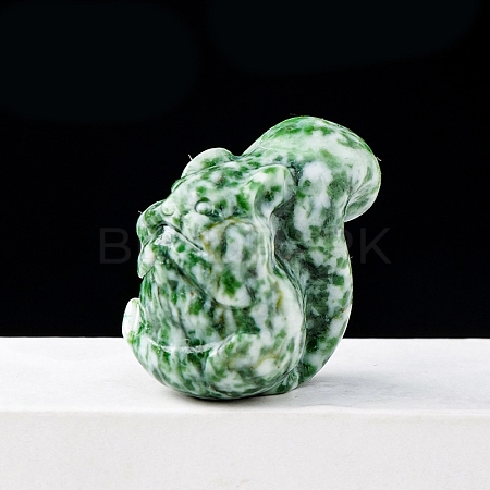 Natural Qinghai Jade Display Decorations DJEW-PW0011-07Q-1
