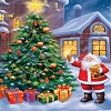 DIY Christmas Theme Diamond Painting Kits DIY-U002-02E-1