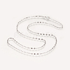 Anti-Tarnish Rhodium Plated 925 Sterling Silver Mariner Link Chain Necklaces STER-L059-13P-2