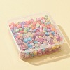 40G 4 Style Opaque Acrylic Beads SACR-FS0001-09-3