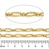 Ion Plating(IP) Handmade 304 Stainless Steel Oval Link Chains CHS-G038-01B-G-2