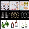 Food Grade Earring DIY Silicone Pendant Molds Kits PW-WG51666-03-1