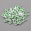 50Pcs Plastic Beads KY-WH0006-03B-1