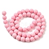 Synthetic Ocean White Jade Beads Strands G-S254-4mm-B01-4