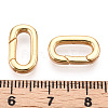 Brass Spring Gate Rings KK-WH20009-01G-B-3