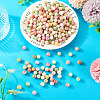 220Pcs 11 Colors Dyed Handmade Lampwork Beads LAMP-TA0001-41B-5