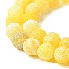 Natural Crackle Agate Beads Strands G-G055-8mm-6-3