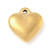 304 Stainless Steel Heart Pendants LS-STAS-R162-01G-05-1