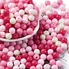 200Pcs Opaque Acrylic Beads SACR-FP0001-09-1