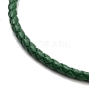 Braided Round Imitation Leather Bracelets Making BJEW-H610-01P-16-3
