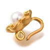 Brass Hoop Clasps KK-H506-08MG-2