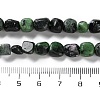 Natural Ruby in Zoisite Beads Strands G-P497-01C-50-5