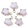 Natural White Jade Pendants G-N326-36K-1