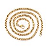 304 Stainless Steel Box Chain Necklaces NJEW-F227-09G-13-B-1