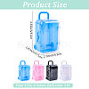 4Pcs 4 Colors Luggage Cases Plastic Candy Gift Storage Boxes CON-CN0001-10-2