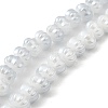 Pearl Luster Plated Electroplate Glass Beads GLAA-G106-02A-PL03-1