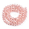 Electroplate Glass Beads Strands EGLA-A034-T8mm-B31-3