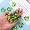 Transparent Acrylic Pendants TACR-T024-03B-925-5