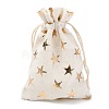 Christmas Theme Cotton Fabric Cloth Bag X-ABAG-H104-B01-1
