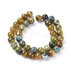 Natural Striped Agate/Banded Agate Beads Strands G-G582-8mm-44-2