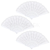Plastic & Lace Folding Fan AJEW-WH0709-241A-1