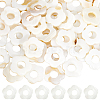 60Pcs Freshwater Shell Beads Frames Strands SHEL-SC0001-50-1