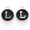Platinum Plated Alloy Charms ENAM-S118-02L-P-1