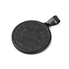 Ion Plating(IP) 304 Stainless Steel Pendants STAS-A053-24C-B-2