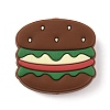 Hamburger Food Grade Eco-Friendly Silicone Beads SIL-WH0012-034D-1