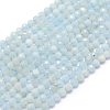 Natural Aquamarine Beads Strands G-E411-19D-3.5mm-1