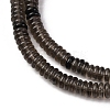Natural Ice Obsidian Beads Strands G-L624-H17-6x2mm-4