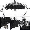 Felt Cloth and Alloy Headwear Crown OHAR-WH20020-01A-6
