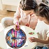 Dragonfly DIY Diamond Painting Sticker Kits PW-WG88104-01-4