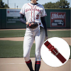 1Pc Imitation Leather & Polyester Elastic Softball Belts AJEW-CL0001-37B-6