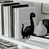 Non-Skid Iron Bookend Display Stands AJEW-WH0548-023-4