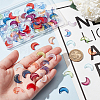 120Pcs 12 Colors Glass Pendants GLAA-GA0001-99-3
