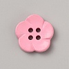 Spray Painted Plastic Buttons FIND-WH0152-394B-07-1